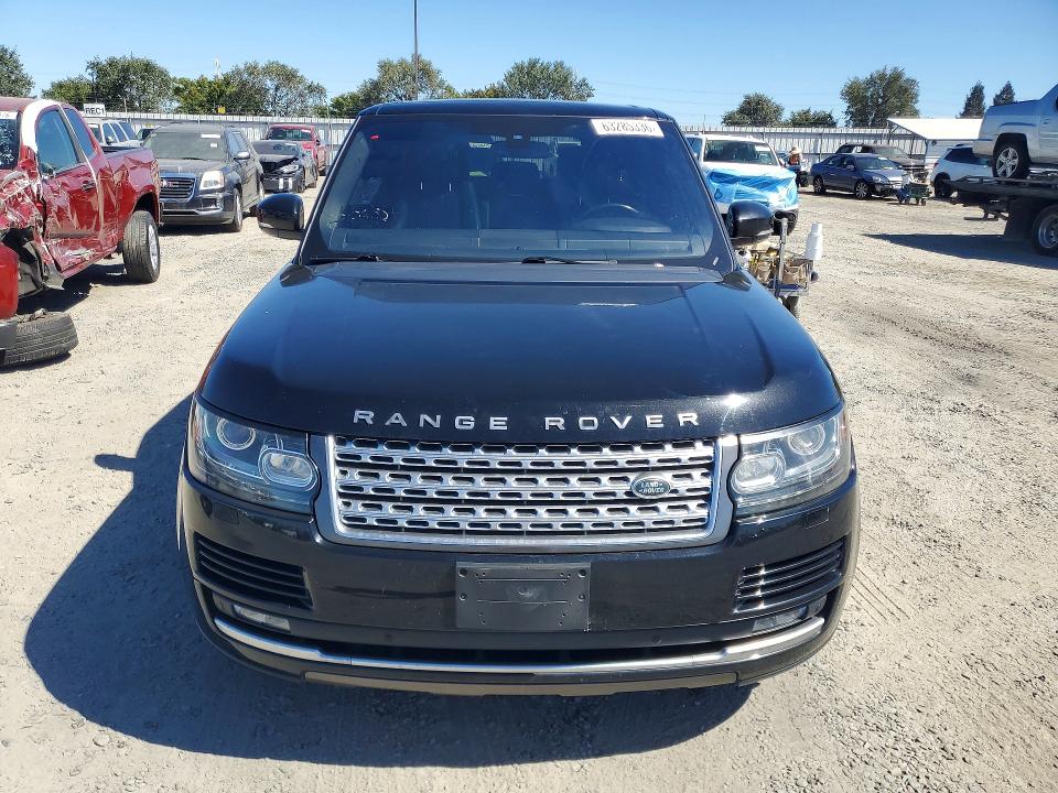 2016 Land rover RANGE ROVER VIN SALGS2EF0GA301396 COPART salvage auction — NORMAL WEAR, Salvage Title, sold $5,800 on 2026-08-25 (photo 5)