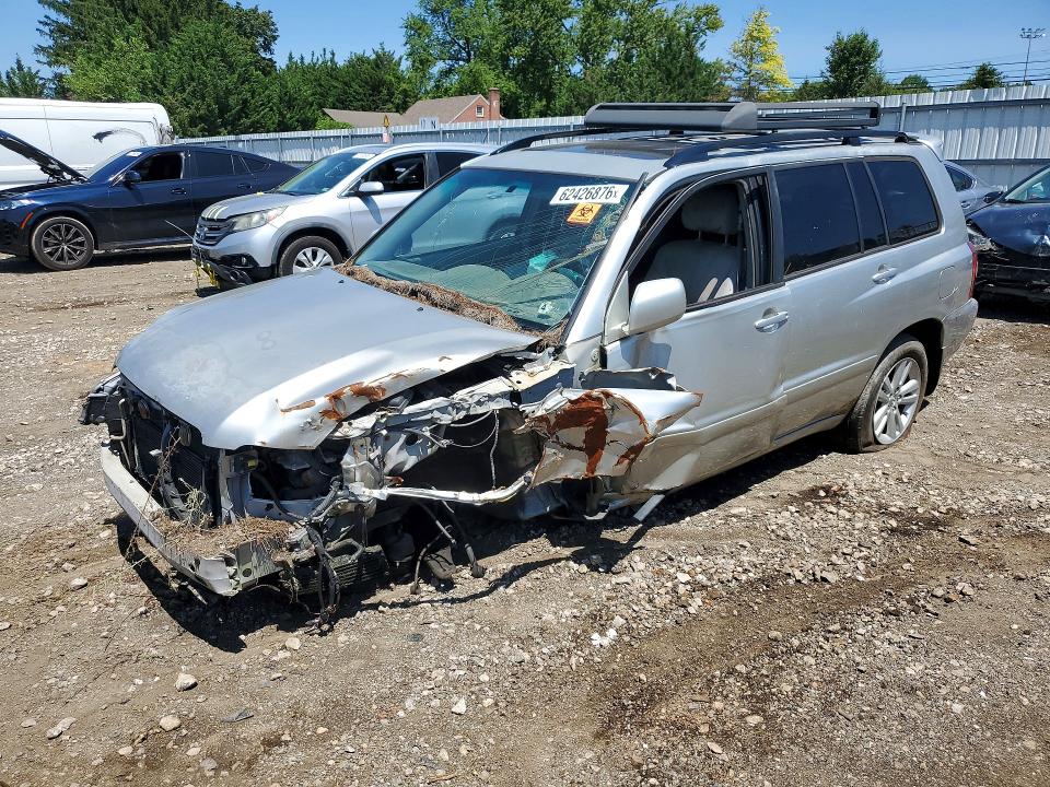 2006 Toyota Highlander hybrid VIN JTEEW21A760006292 COPART salvage auction — FRONT END, Md - Cert Of Salvage-Abandoned (P), sold $850 on 2026-07-27 (photo 1)