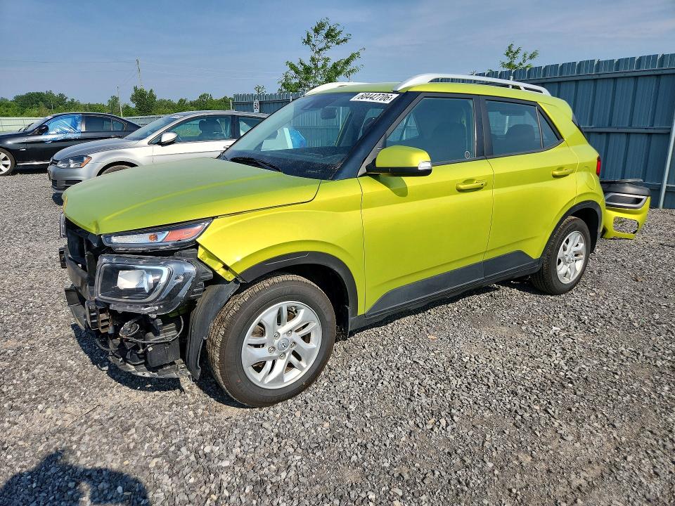2020 Hyundai Venue VIN KMHRC8A35LU051010 COPART salvage auction — FRONT END, ON - PERMIT SALVAGE, sold $1,800 on 2026-07-21 (photo 1)