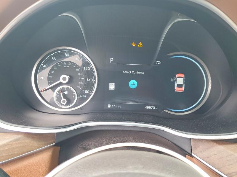 2022 Genesis G80 VIN KMTGB4SC8NU112618 COPART salvage auction — MINOR DENT/SCRATCHES, Ca - Salvage Certificate, sold $10,500 on 2026-07-22 (photo 9)