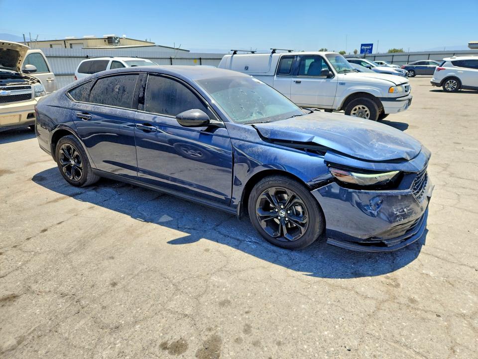 2025 Honda Accord VIN 1HGCY1F43SA028380 COPART salvage auction — FRONT END, Ca - Salvage Certificate, sold $9,300 on 2026-08-21 (photo 4)