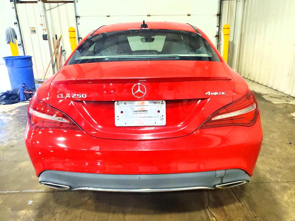 2018 Mercedes-benz Cla-klasse VIN WDDSJ4GB6JN517625 COPART salvage auction — REAR END, Pa - Certificate Of Salvage, sold $4,250 on 2026-08-04 (photo 6)