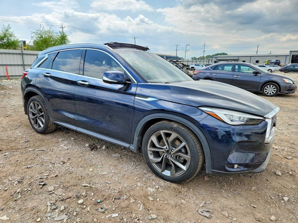 2021 Infiniti Qx50 VIN 3PCAJ5DBXMF123967 COPART salvage auction — VANDALISM, Az - Cert Of Title - Salvage, sold $4,900 on 2026-07-31 (photo 4)