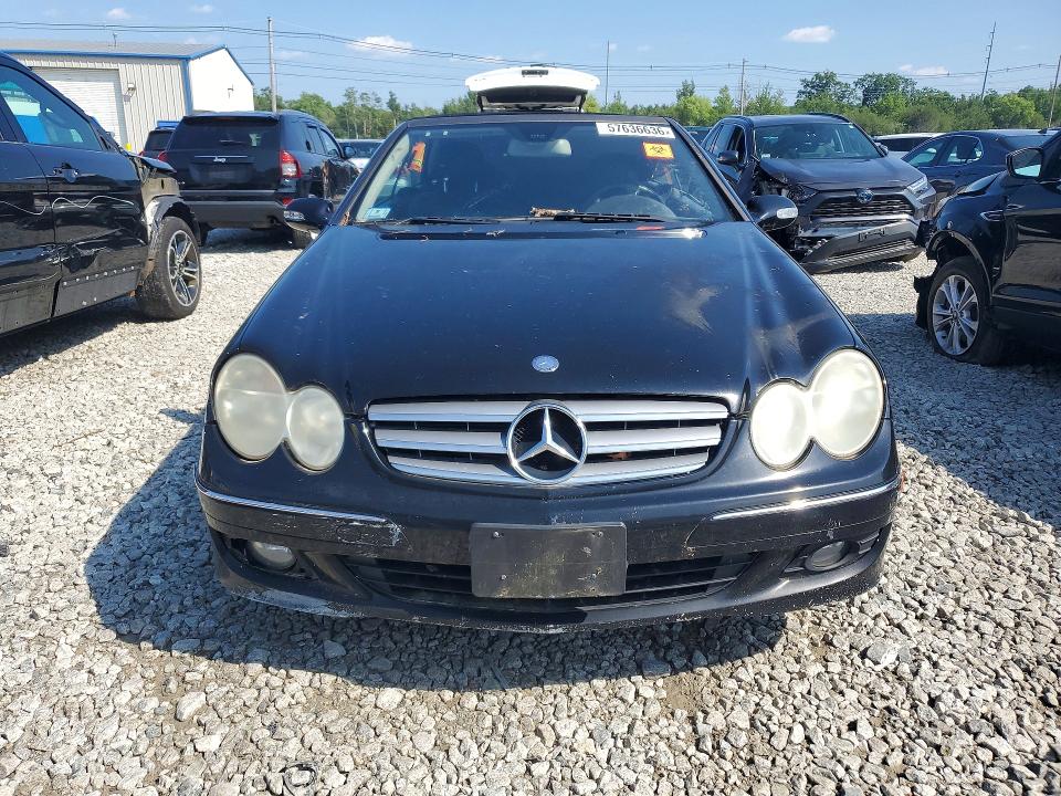 2007 Mercedes-benz Clk-class VIN WDBTK56F27T080604 COPART salvage auction — ROOF, Ma - Cert Of Title-Reconstrctd Coll, sold $400 on 2026-07-15 (photo 5)