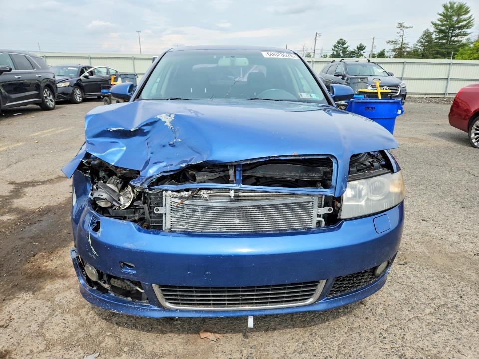 2005 Audi A4 VIN WAULC68E75A068690 COPART salvage auction — FRONT END, Pa - Certificate Of Salvage, sold $175 on 2026-07-21 (photo 5)