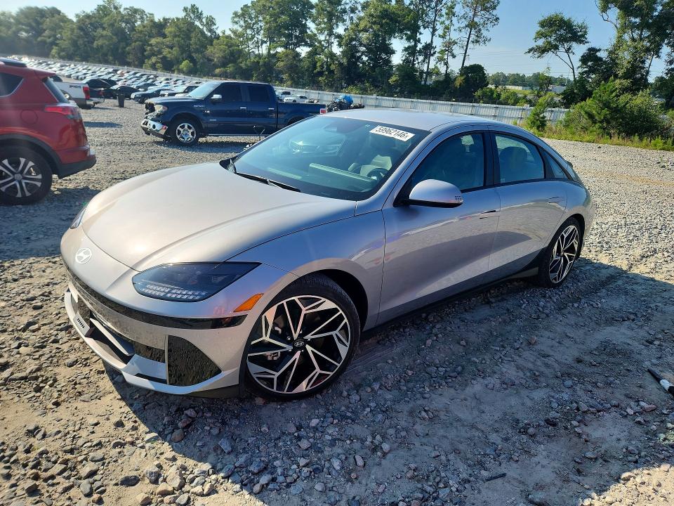2023 Hyundai Ioniq 6 VIN KMHM34AA5PA026598 COPART salvage auction — REAR END, Ga - Cert Of Title-Salvage, sold $2,450 on 2026-07-30 (photo 1)