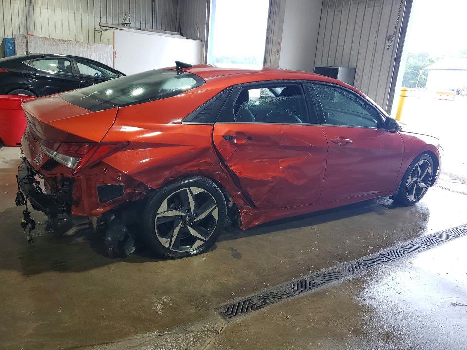 2022 Hyundai Elantra VIN KMHLP4AG0NU333418 COPART salvage auction — SIDE, Wv - Salvage Certificate, sold $1,900 on 2026-07-30 (photo 3)
