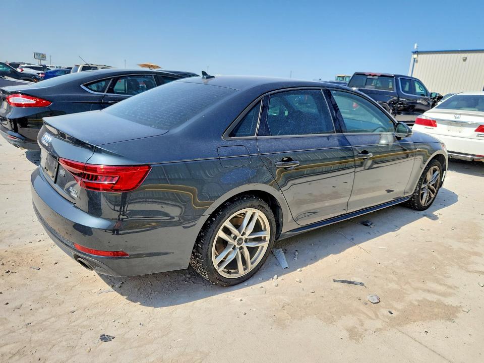 2017 Audi A4 VIN WAUKMAF49HN038707 COPART salvage auction — MECHANICAL, TX - CERTIFICATE OF TITLE, sold $175 on 2026-07-28 (photo 3)