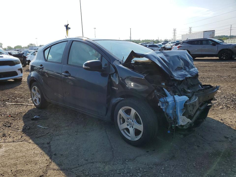 2012 Toyota Prius c VIN JTDKDTB35C1508484 COPART salvage auction — FRONT END, Mi - Certificate Of Title, sold $500 on 2026-07-31 (photo 4)