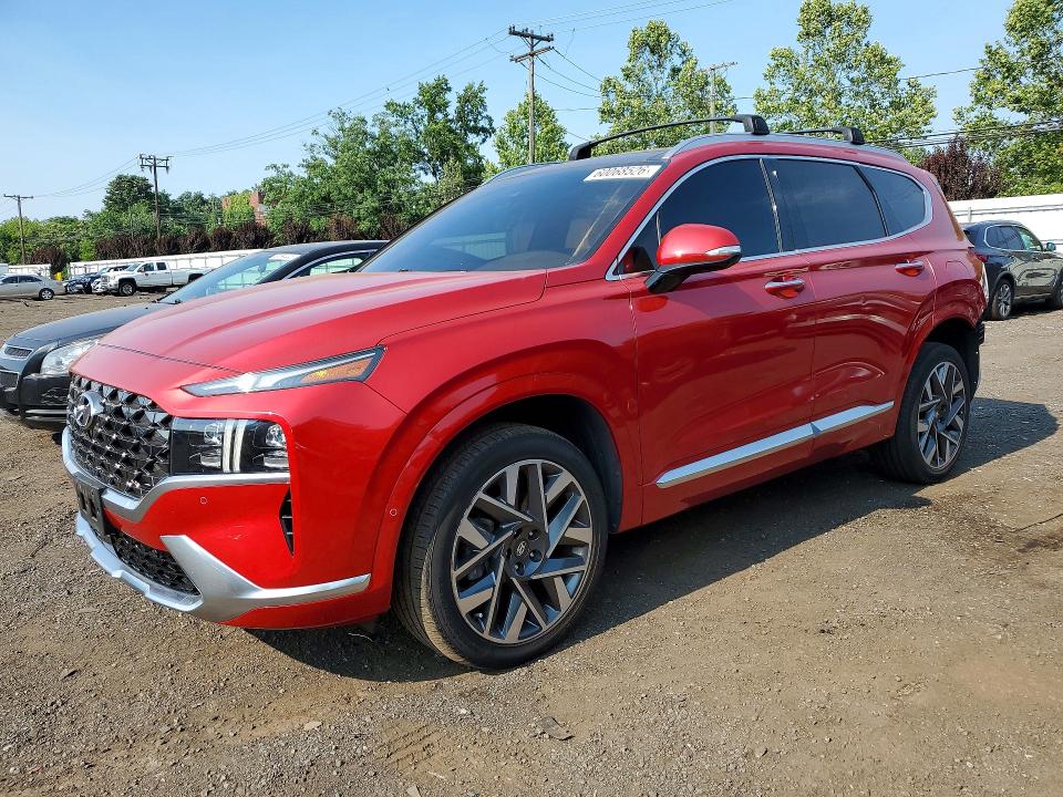 2021 Hyundai Santa fe VIN 5NMS5DAL9MH347536 — COPART salvage auction photo