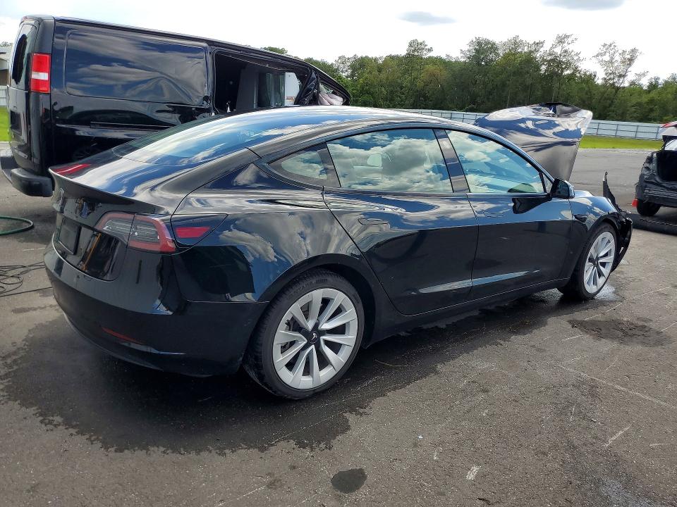 2022 Tesla Model 3 VIN 5YJ3E1EA3NF371202 COPART salvage auction — FRONT END, Ct - Clean Title, sold $5,900 on 2026-07-20 (photo 3)