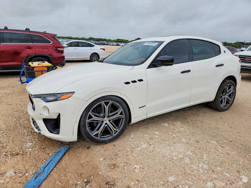 2021 Maserati Levante VIN ZN661YUAXMX359666 COPART salvage auction — FRONT END, Tx - Cert Of Title-Rebuilt Salvage (P), sold $6,200 on 2026-08-20 (photo 1)