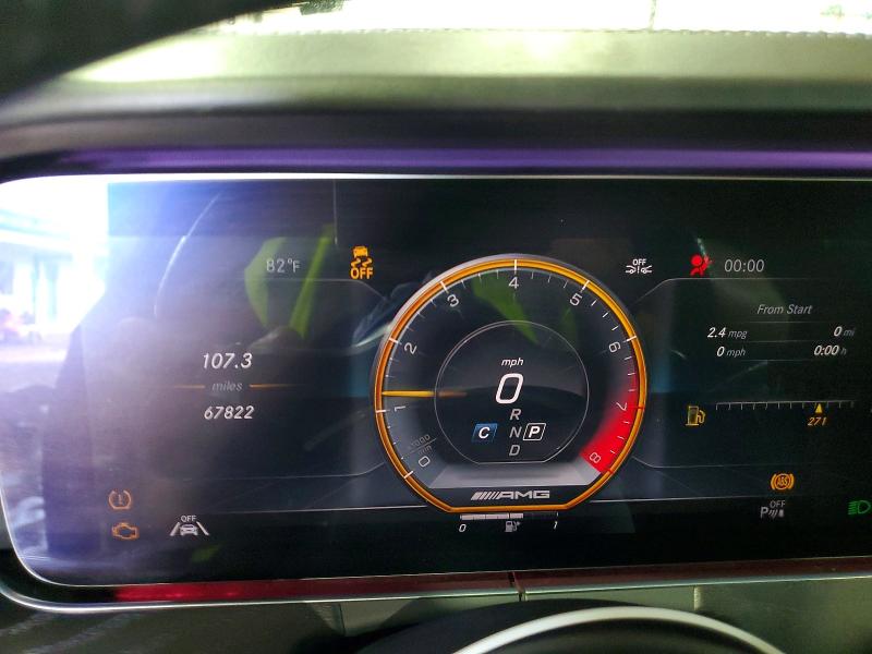 2020 Mercedes-benz E-klasse amg VIN W1KZH8KB1LA816331 COPART salvage auction — FRONT END, Ny - Mv-907A Salvage Certificate, sold $33,750 on 2026-07-28 (photo 9)