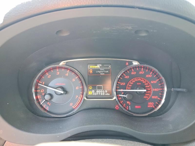 2017 Subaru Wrx VIN JF1VA1B63H9830463 COPART salvage auction — REAR END, CA - SALVAGE CERTIFICATE, sold $600 on 2026-07-27 (photo 9)