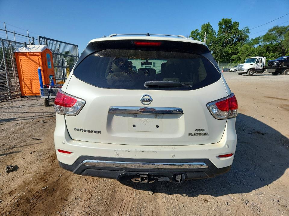 2015 Nissan Pathfinder VIN 5N1AR2MM0FC655183 COPART salvage auction — FRONT END, Wv - Certificate Of Title, sold $375 on 2026-07-09 (photo 6)