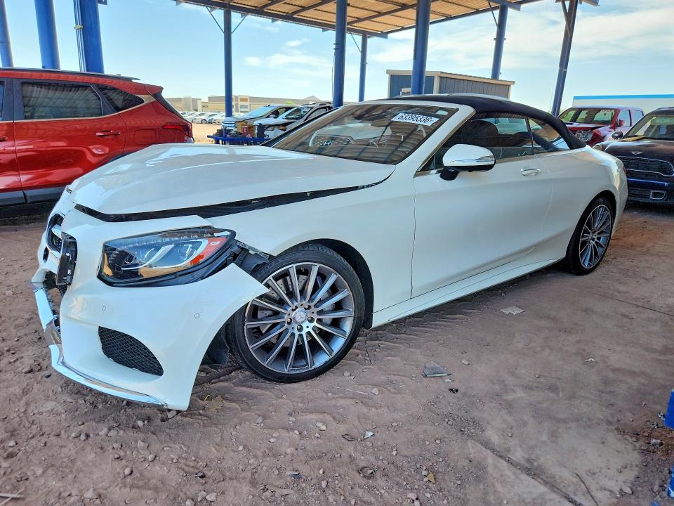 2017 Mercedes-benz VIN WDDXK8CB1HA020841 COPART salvage auction — FRONT END, Az - Certificate Of Title, sold $27,264 on 2026-08-10 (photo 1)