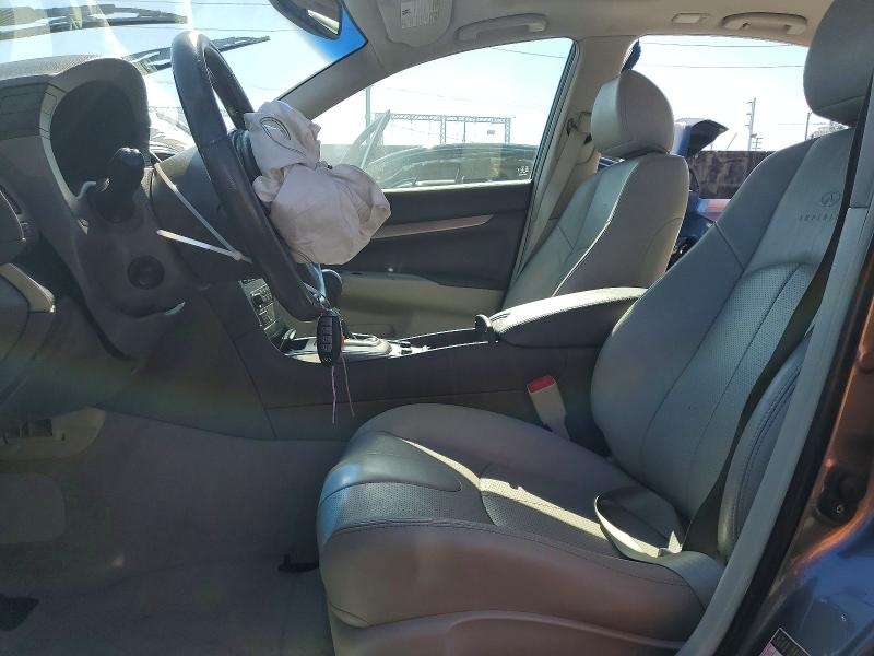 2013 Infiniti G VIN JN1CV6AP1DM724259 COPART salvage auction — FRONT END, Ca - Salvage Certificate, sold $1,350 on 2026-08-26 (photo 7)