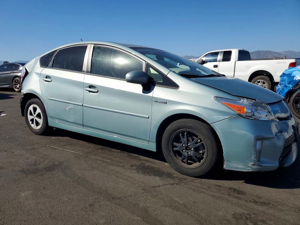2014 Toyota Prius VIN JTDKN3DU1E1829038 COPART salvage auction — REAR END, Ca - Salvage Certificate, sold $3,200 on 2026-07-15 (photo 4)
