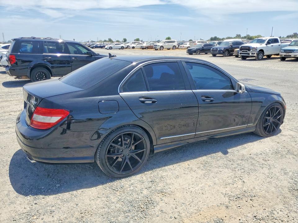 2011 Mercedes-benz C class VIN WDDGF8BB3BR181450 COPART salvage auction — SIDE, Ca - Dlr/Dis/Exp Only Salvage Title, sold $825 on 2026-07-21 (photo 3)