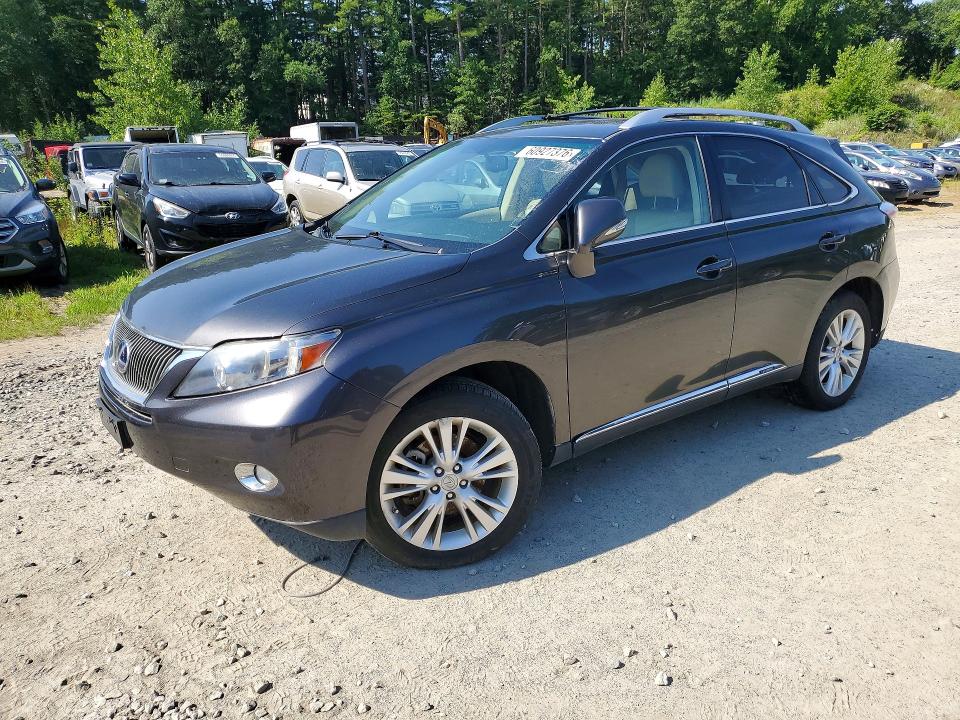 2010 Lexus Rx 450h VIN JTJBC1BA3A2011122 COPART salvage auction — MINOR DENT/SCRATCHES, MA - CERTIFICATE OF TITLE (P), sold $5,900 on 2026-07-29 (photo 1)