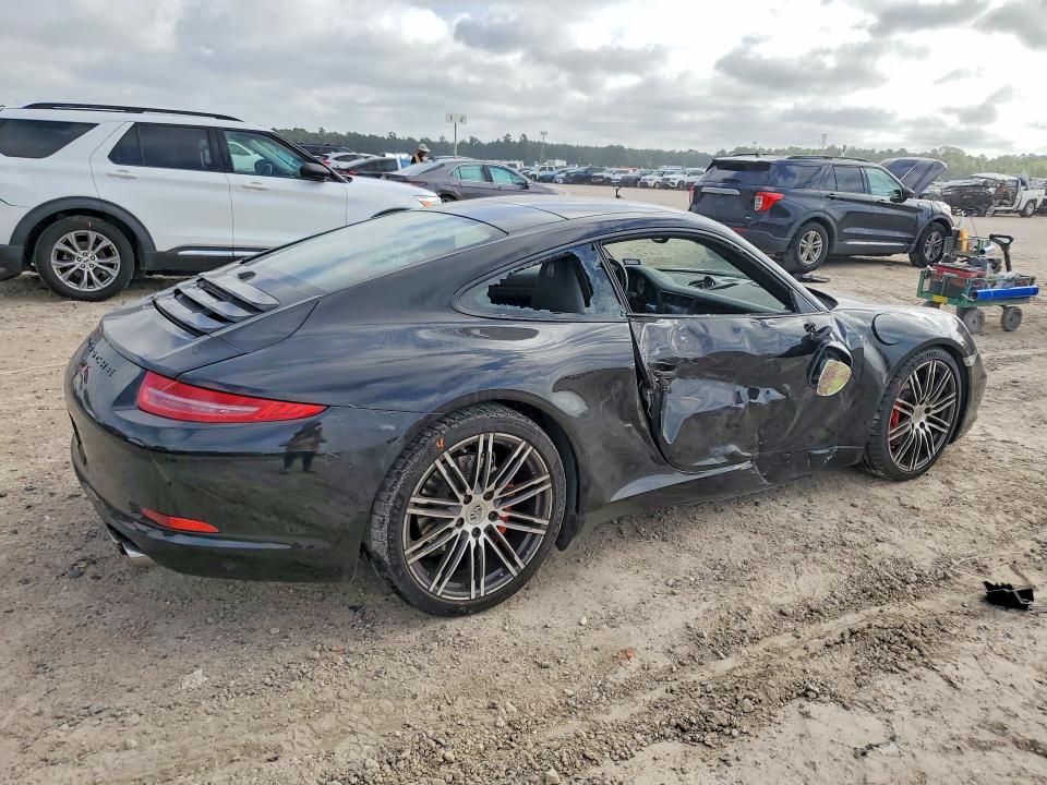 2014 Porsche 911 VIN WP0AB2A95ES123277 COPART salvage auction — SIDE, Tx - Salvage Vehicle Title, sold $37,250 on 2026-07-31 (photo 3)