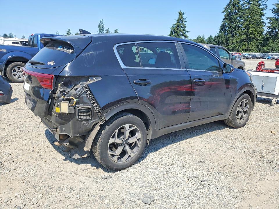 2020 Kia Sportage VIN KNDPM3AC7L7639534 COPART salvage auction — REAR END, Wa - Bill Of Sale, sold $2,150 on 2026-07-17 (photo 3)