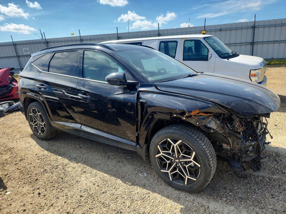2024 Hyundai Tucson VIN KM8JCCD10RU141278 COPART salvage auction — FRONT END, Ab - Bos - Salvage, sold $12,200 on 2026-07-30 (photo 4)
