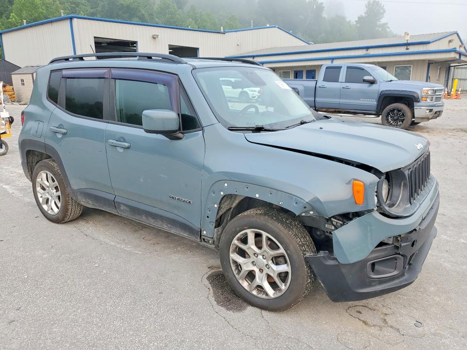 2017 Jeep Renegade VIN ZACCJBBB5HPG48007 COPART salvage auction — FRONT END, Wv - Salvage Certificate, sold $1,450 on 2026-08-13 (photo 4)