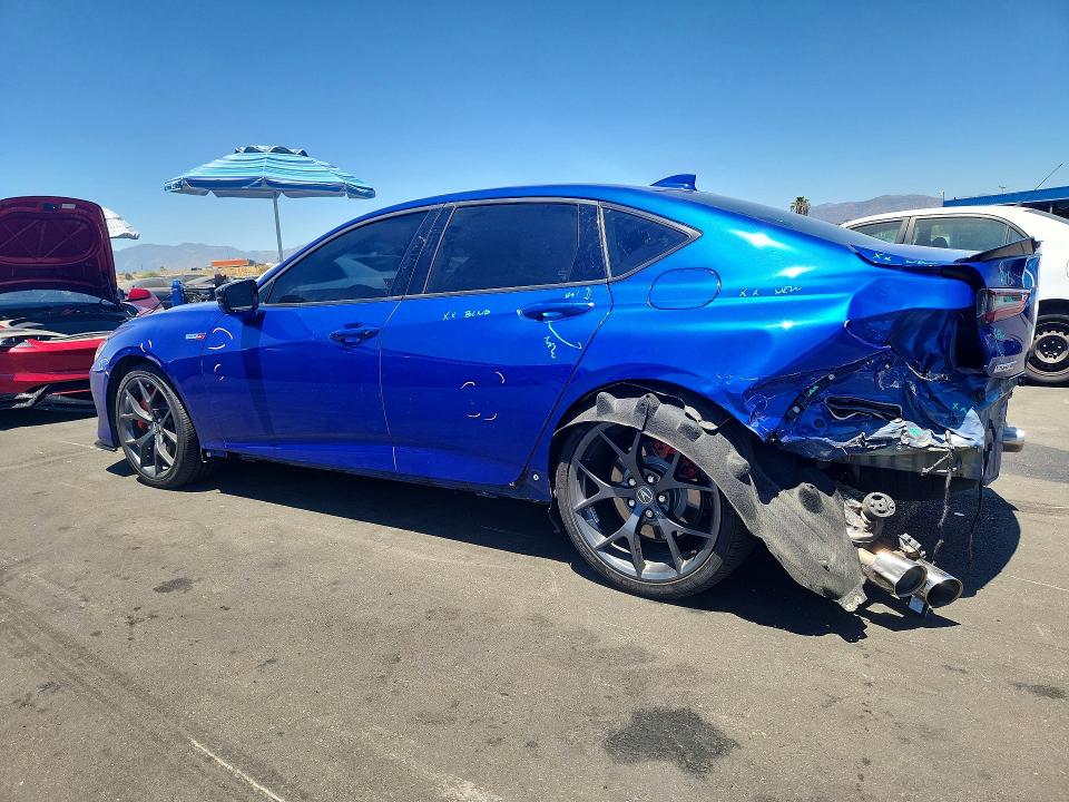 2023 Acura Tlx VIN 19UUB7F93PA002647 COPART salvage auction — REAR END, CA - SALVAGE CERTIFICATE, sold $17,300 on 2026-07-29 (photo 2)