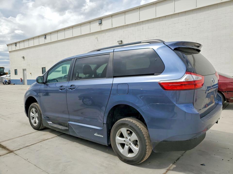 2015 Toyota Sienna VIN 5TDKK3DC6FS582653 COPART salvage auction — NORMAL WEAR, Ut - Certificate Of Title, sold $21,500 on 2026-07-13 (photo 2)