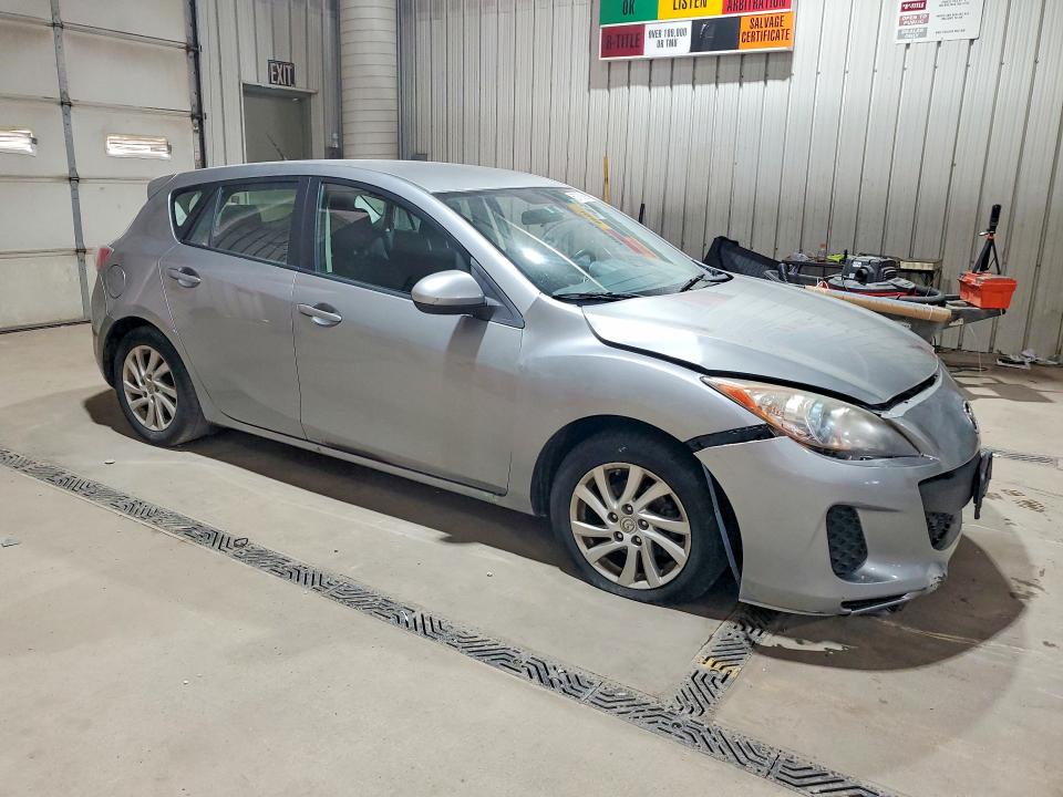 2012 Mazda 3 VIN JM1BL1L87C1659618 COPART salvage auction — FRONT END, PA - CERT OF SALV-R=RECONSTRUCTED, sold $100 on 2026-07-23 (photo 4)