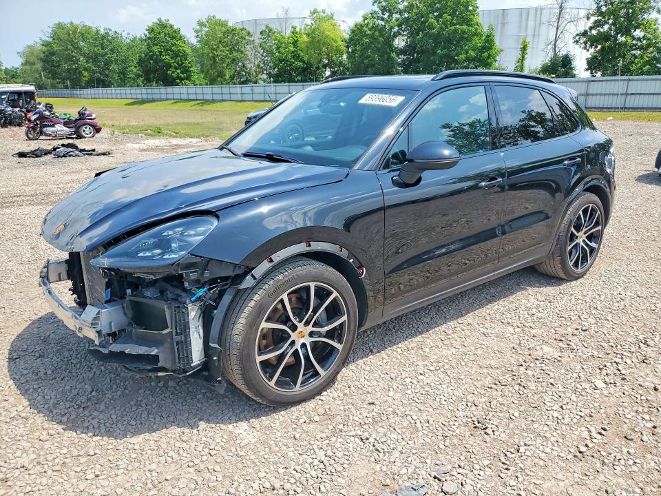 2023 Porsche Cayenne VIN WP1AB2AYXPDA14715 COPART salvage auction — FRONT END, Ny - Mv-907A Salvage Certificate, sold $32,250 on 2026-07-08 (photo 1)