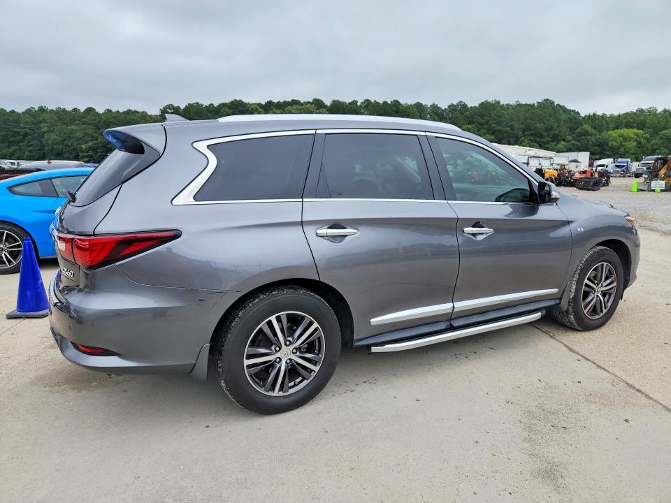 2017 Infiniti Qx60 VIN 5N1DL0MN1HC550280 COPART salvage auction — MINOR DENT/SCRATCHES, Ms - Cert Of Title-Salvaged, sold $1,350 on 2026-07-17 (photo 3)