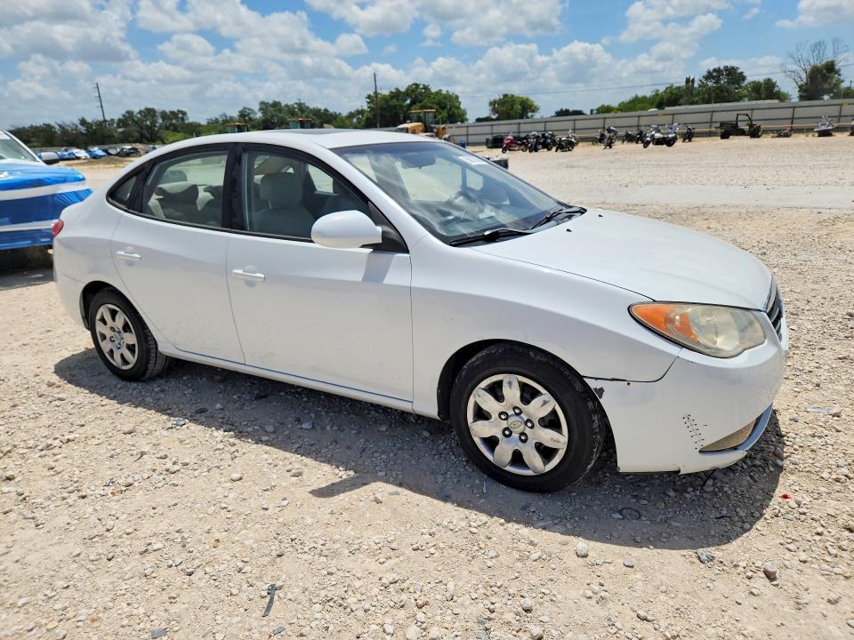 2007 Hyundai Elantra VIN KMHDU46D77U247327 COPART salvage auction — FRONT END, TX - CERTIFICATE OF TITLE (P), sold $725 on 2026-07-23 (photo 4)