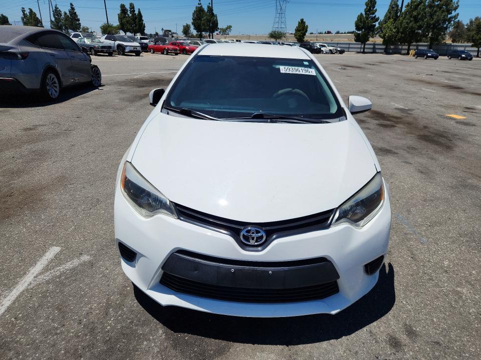 2016 Toyota VIN 5YFBURHE9GP467001 COPART salvage auction — FRONT END, CA - SALVAGE CERTIFICATE, sold $150 on 2026-07-21 (photo 5)