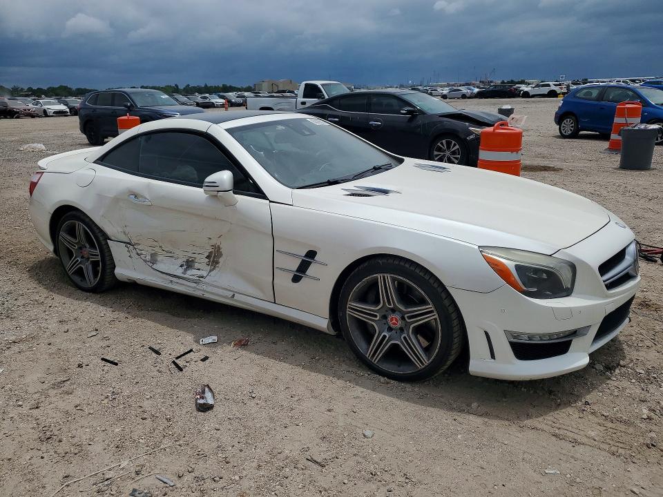 2013 Mercedes-benz Sl-klasse amg VIN WDDJK7EA5DF010251 COPART salvage auction — SIDE, Tx - Salvage Vehicle Title, sold $15,300 on 2026-08-03 (photo 4)