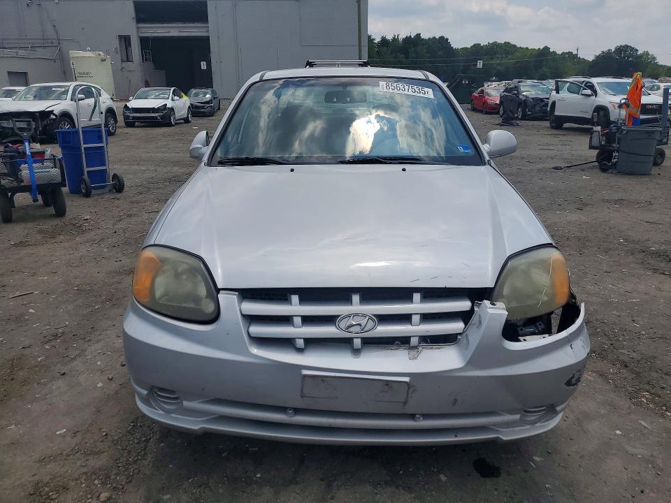 2004 Hyundai Accent VIN KMHCG45C24U552287 COPART salvage auction — FRONT END, Va - Cert Of Title - Salvage, sold $200 on 2026-07-15 (photo 5)