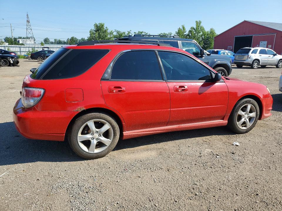 2006 Subaru Impreza VIN JF1GG67656H804530 COPART salvage auction — REAR END, On - Permit No Brand - Unfit, sold $150 on 2026-07-28 (photo 3)