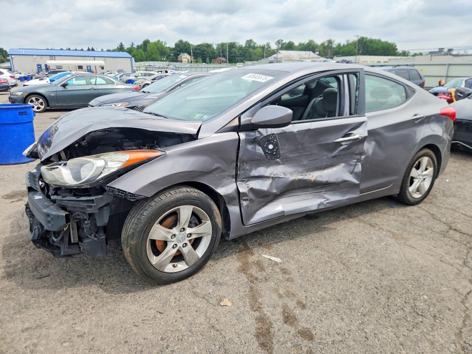 2012 Hyundai Elantra VIN 5NPDH4AE5CH093357 COPART salvage auction — FRONT END, Pa - Certificate Of Salvage, sold $675 on 2026-07-24 (photo 1)
