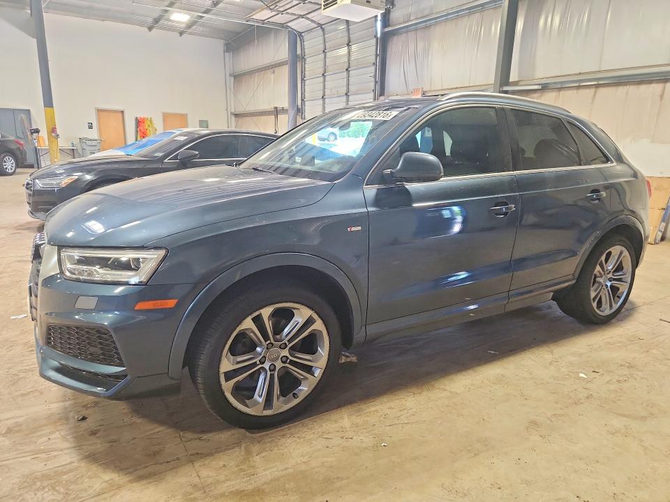 2018 Audi Q3 VIN WA1JCCFS0JR029284 COPART salvage auction — FRONT END, Pa - Certificate Of Salvage, sold $4,000 on 2026-07-22 (photo 1)