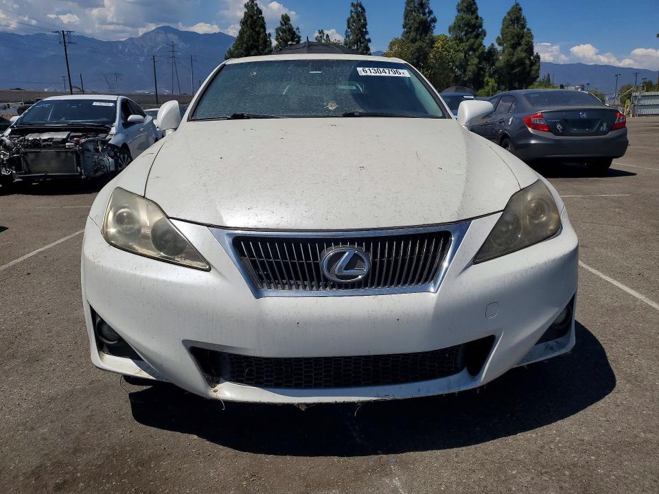 2011 Lexus Is 250 VIN JTHBF5C20B5144279 COPART salvage auction — NORMAL WEAR, Ca - Dis/Dlr/Exp Only Clean Title, sold $1,100 on 2026-07-23 (photo 5)