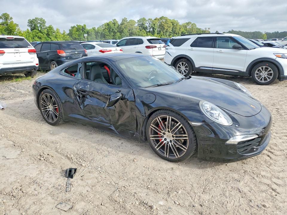 2014 Porsche 911 VIN WP0AB2A95ES123277 COPART salvage auction — SIDE, Tx - Salvage Vehicle Title, sold $37,250 on 2026-07-31 (photo 4)