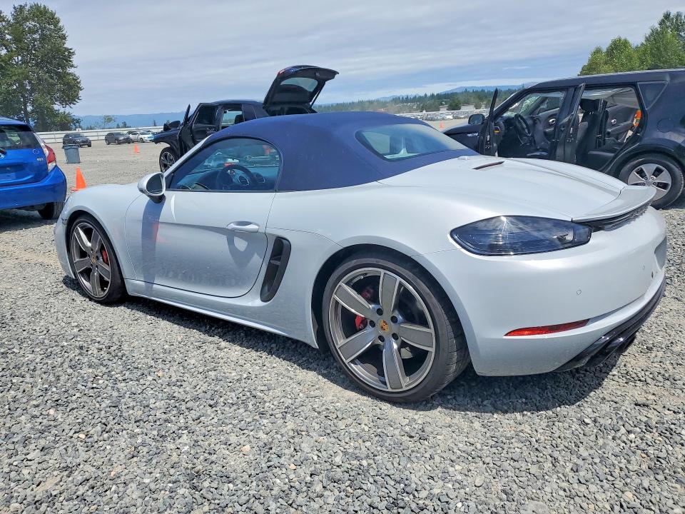 2025 Porsche Boxster VIN WP0CD2A88SK231205 COPART salvage auction — VANDALISM, Wa - Bill Of Sale, sold $66,000 on 2026-08-17 (photo 2)