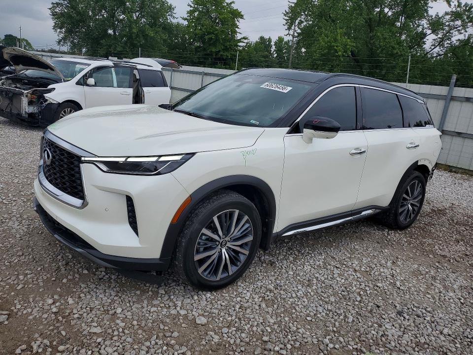 2023 Infiniti Qx60 VIN 5N1DL1HU2PC362048 COPART salvage auction — REAR END, Oh - Cert Of Title-Salvage, sold $16,300 on 2026-07-17 (photo 1)