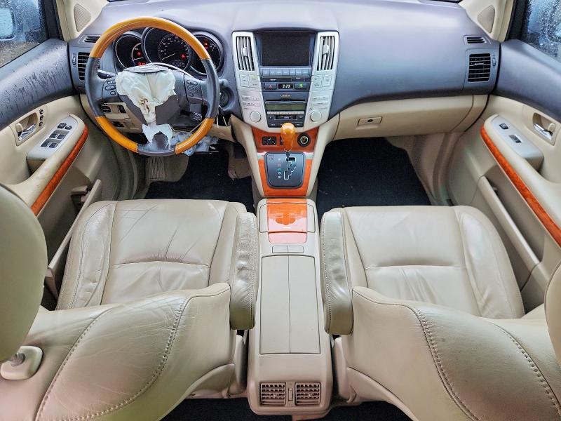 2008 Lexus Rx VIN JTJGW31U782008187 COPART salvage auction — FRONT END, TX - SALVAGE VEHICLE TITLE, sold $625 on 2026-07-27 (photo 8)