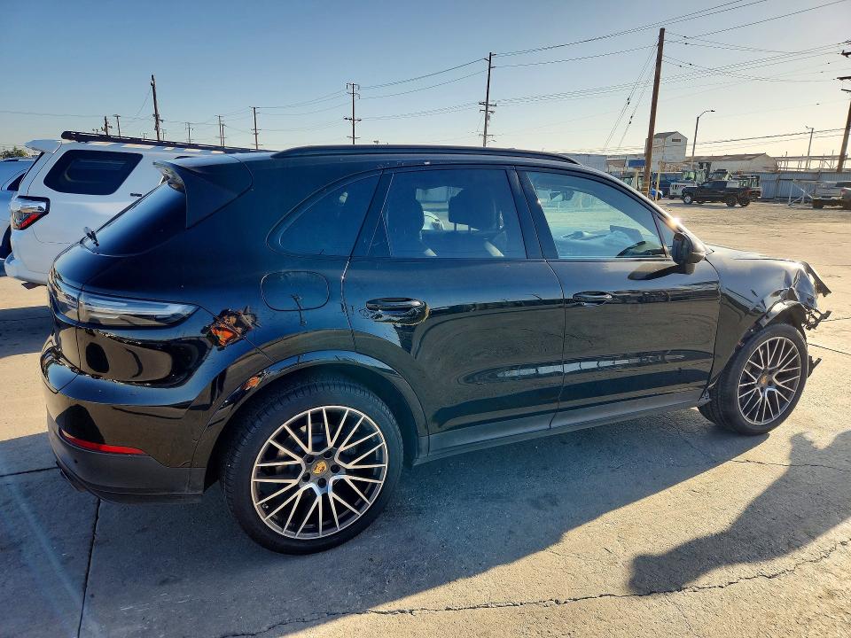 2021 Porsche Cayenne VIN WP1AB2AYXMDA27704 COPART salvage auction — FRONT END, CA - SALVAGE CERTIFICATE, sold $19,000 on 2026-07-29 (photo 3)