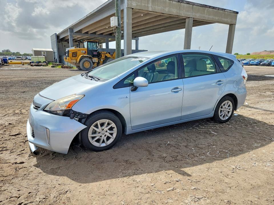 2014 Toyota Prius VIN JTDZN3EU6E3325327 COPART salvage auction — FRONT END, Fl - Cert Of Title Slvg Rebuildable, sold $1,300 on 2026-07-21 (photo 1)