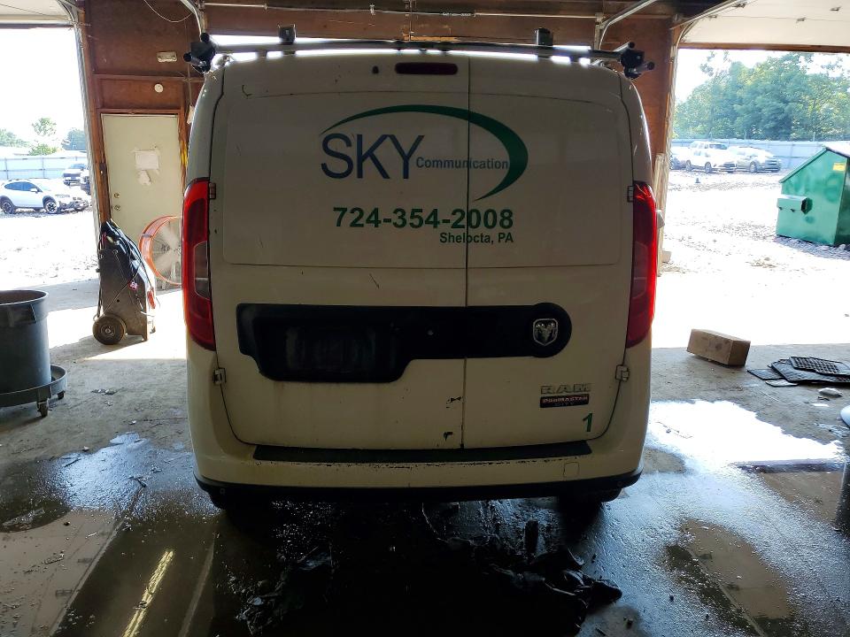 2017 Ram Promaster city VIN ZFBERFBB2H6D57613 COPART salvage auction — SIDE, Pa - Certificate Of Salvage, sold $225 on 2026-07-22 (photo 6)