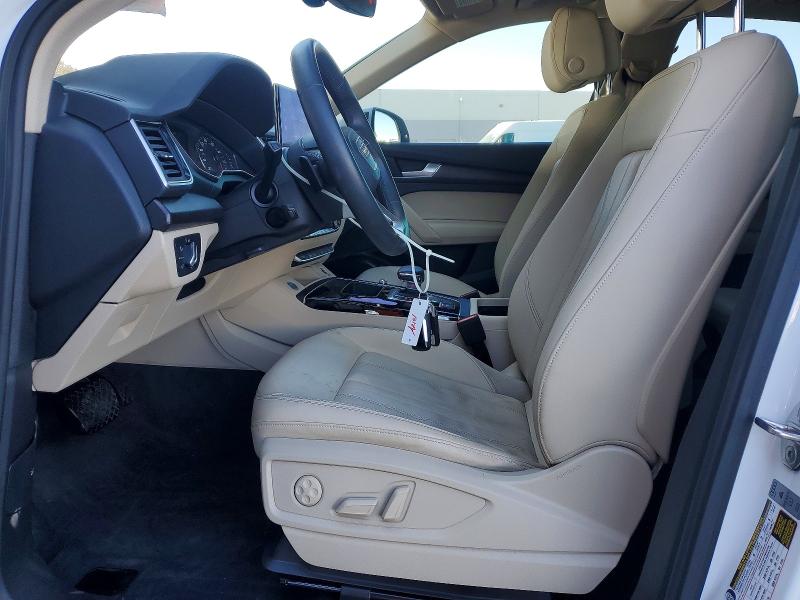 2023 Audi Q5 VIN WA1GAAFYXP2103949 COPART salvage auction — FRONT END, CA - SALVAGE CERTIFICATE, sold $550 on 2026-07-28 (photo 7)