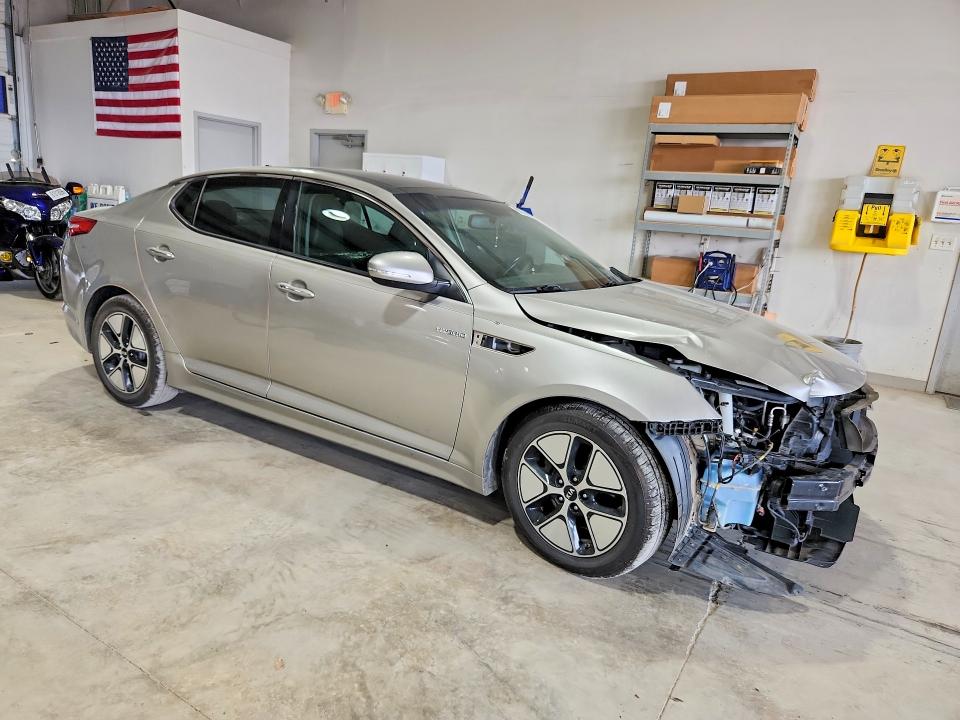 2013 Kia Optima VIN KNAGM4AD8D5057158 COPART salvage auction — FRONT END, Pa - Certificate Of Salvage, sold $700 on 2026-07-24 (photo 4)
